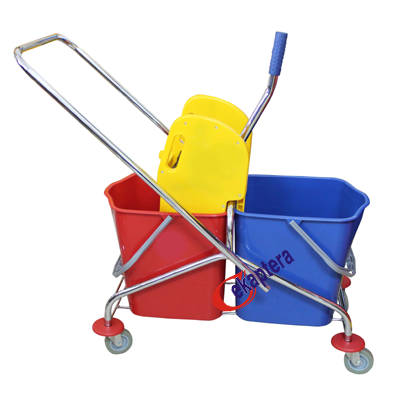 DOUBLE MOP BUCKET CHROME